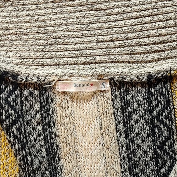 Banana - Striped Cardigan - Picture 7 of 7